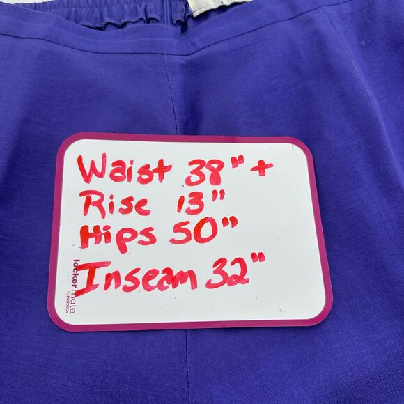 Coldwater Creek 3 Pc Set Purple Teal Floral Size 20 Pants, Cami, & Sheer Jacket - Picture 10 of 16